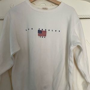 john galt brandy white LA sweatshirt